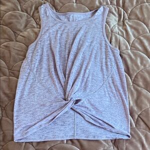 Lululemon Athletica Pink Tie Front Tank Top